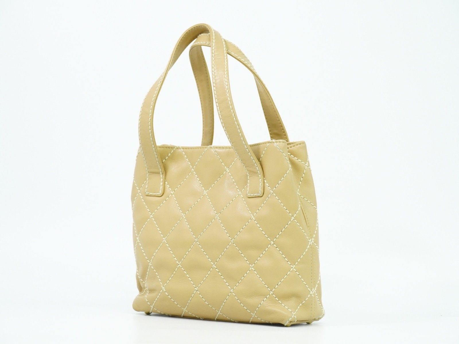 Chanel Chanel Surpique Tote Quilted Leather Size ONE SIZE - 2 Thumbnail