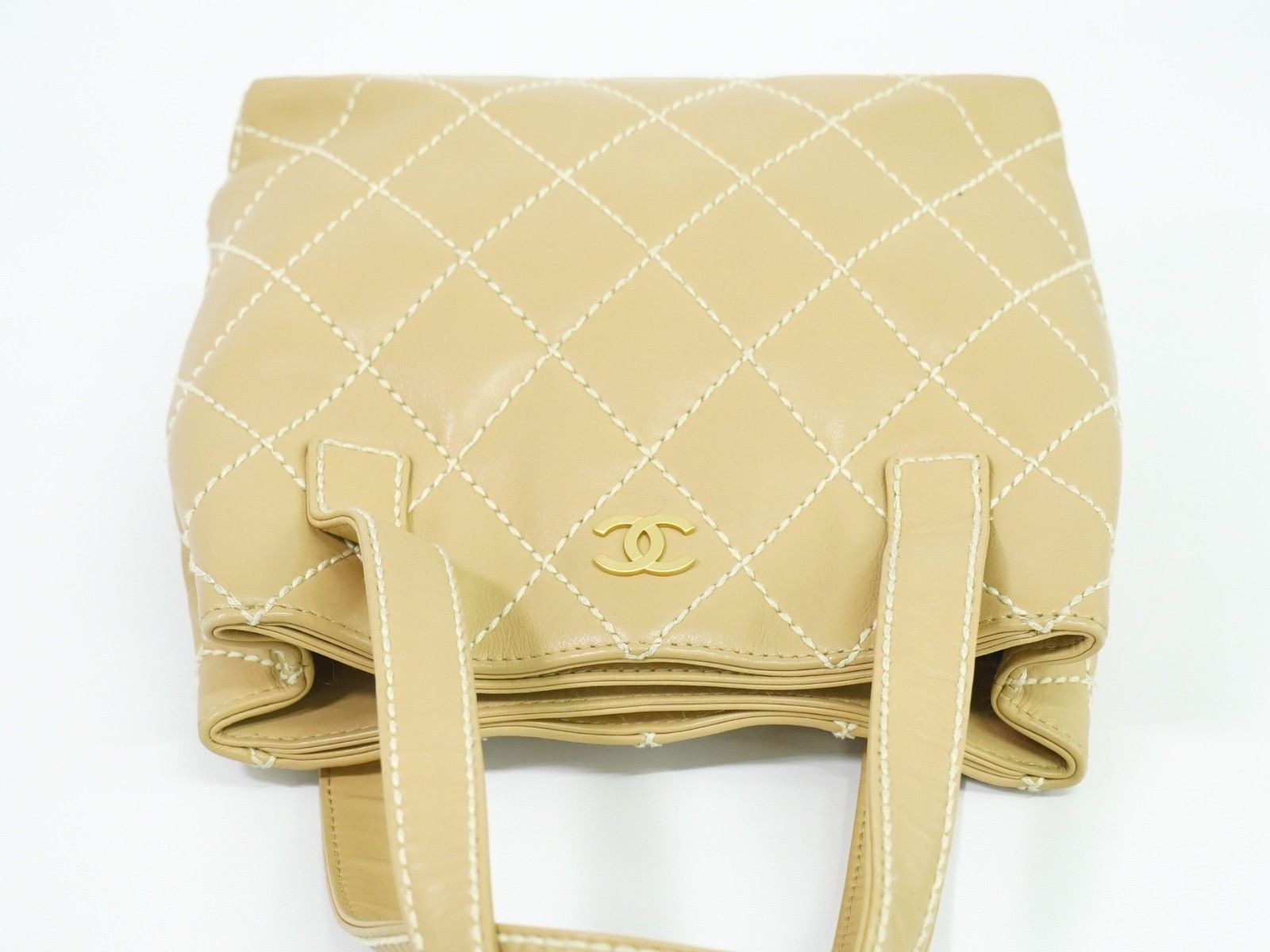 Chanel Chanel Surpique Tote Quilted Leather Size ONE SIZE - 13 Thumbnail