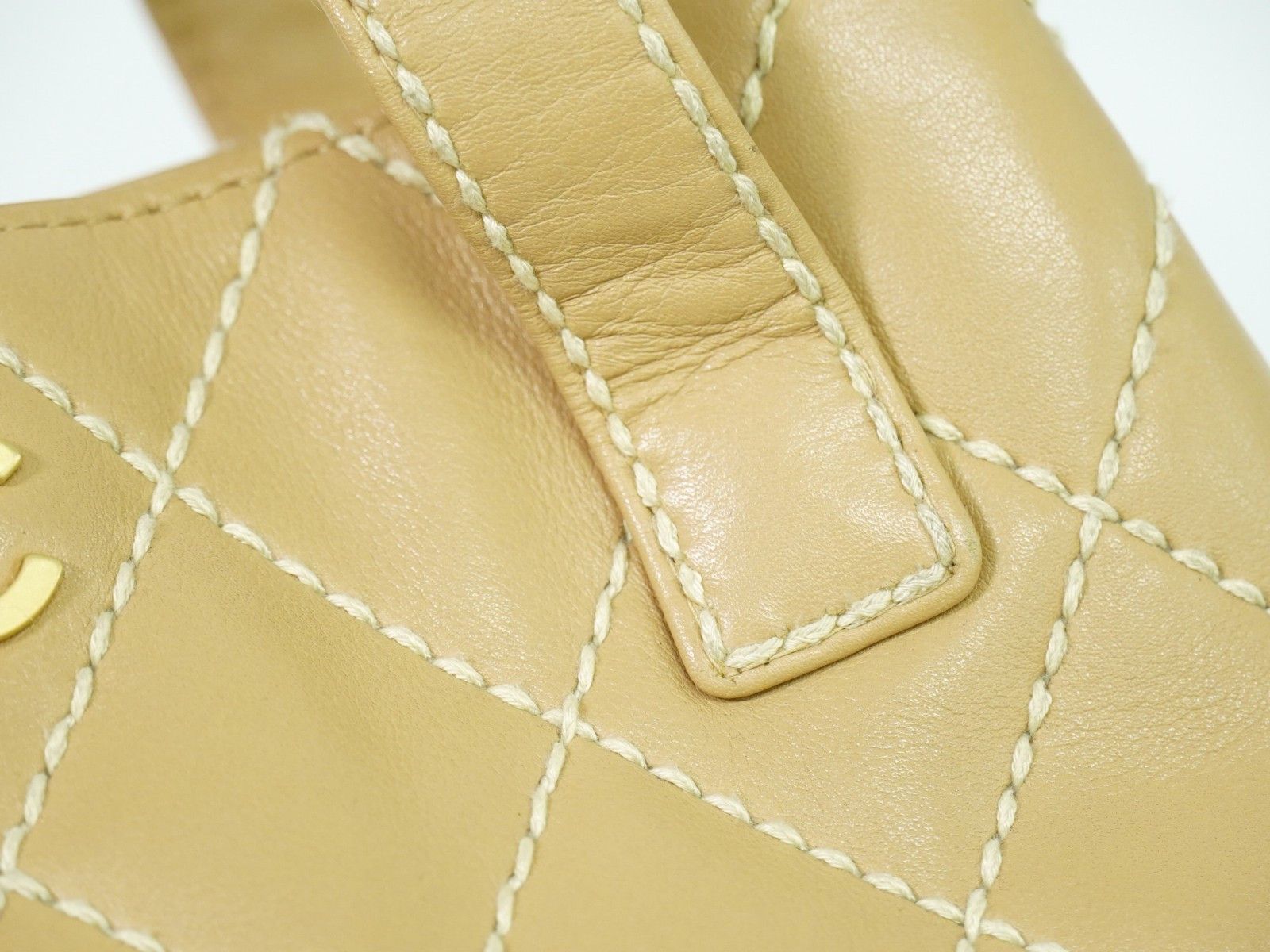 Chanel Chanel Surpique Tote Quilted Leather Size ONE SIZE - 15 Thumbnail