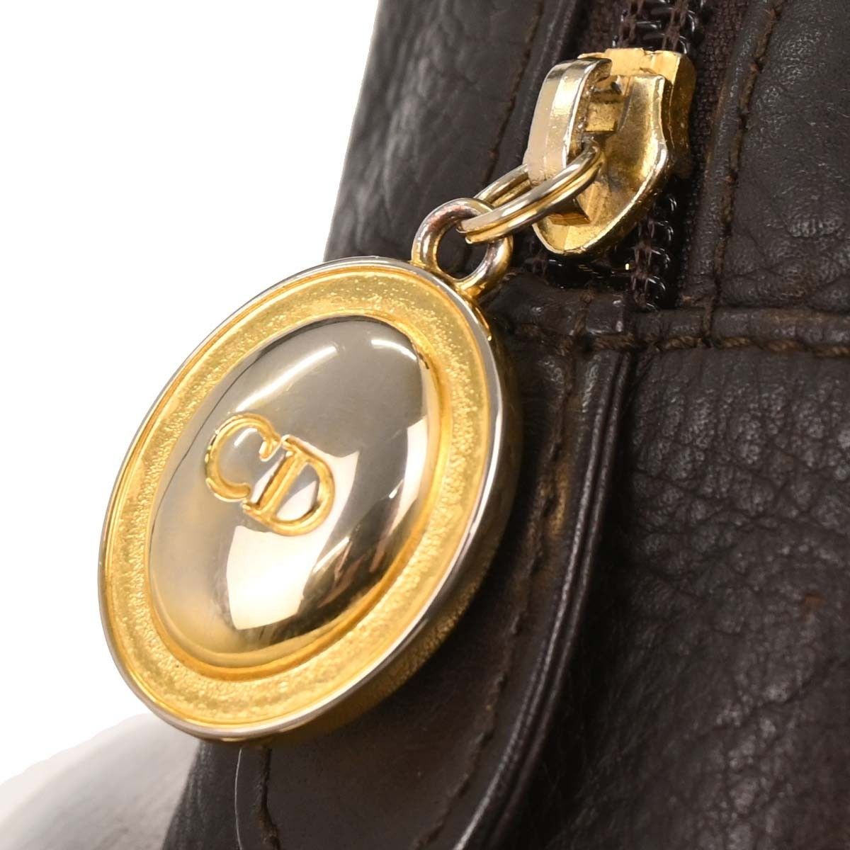 Dior Christian Dior Vintage Handbag Leather Size ONE SIZE - 9 Thumbnail