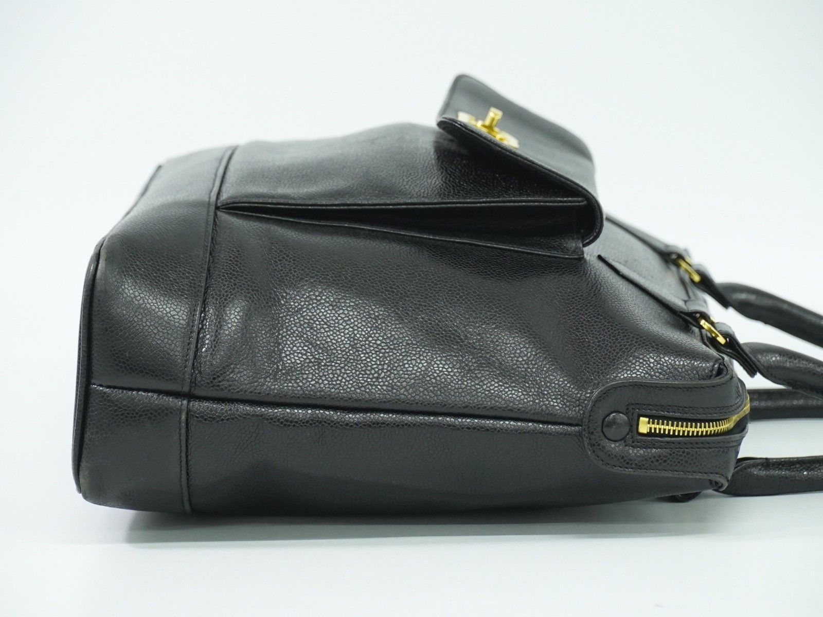Chanel Chanel Vintage Front Pocket Tote Caviar Size ONE SIZE - 3 Thumbnail