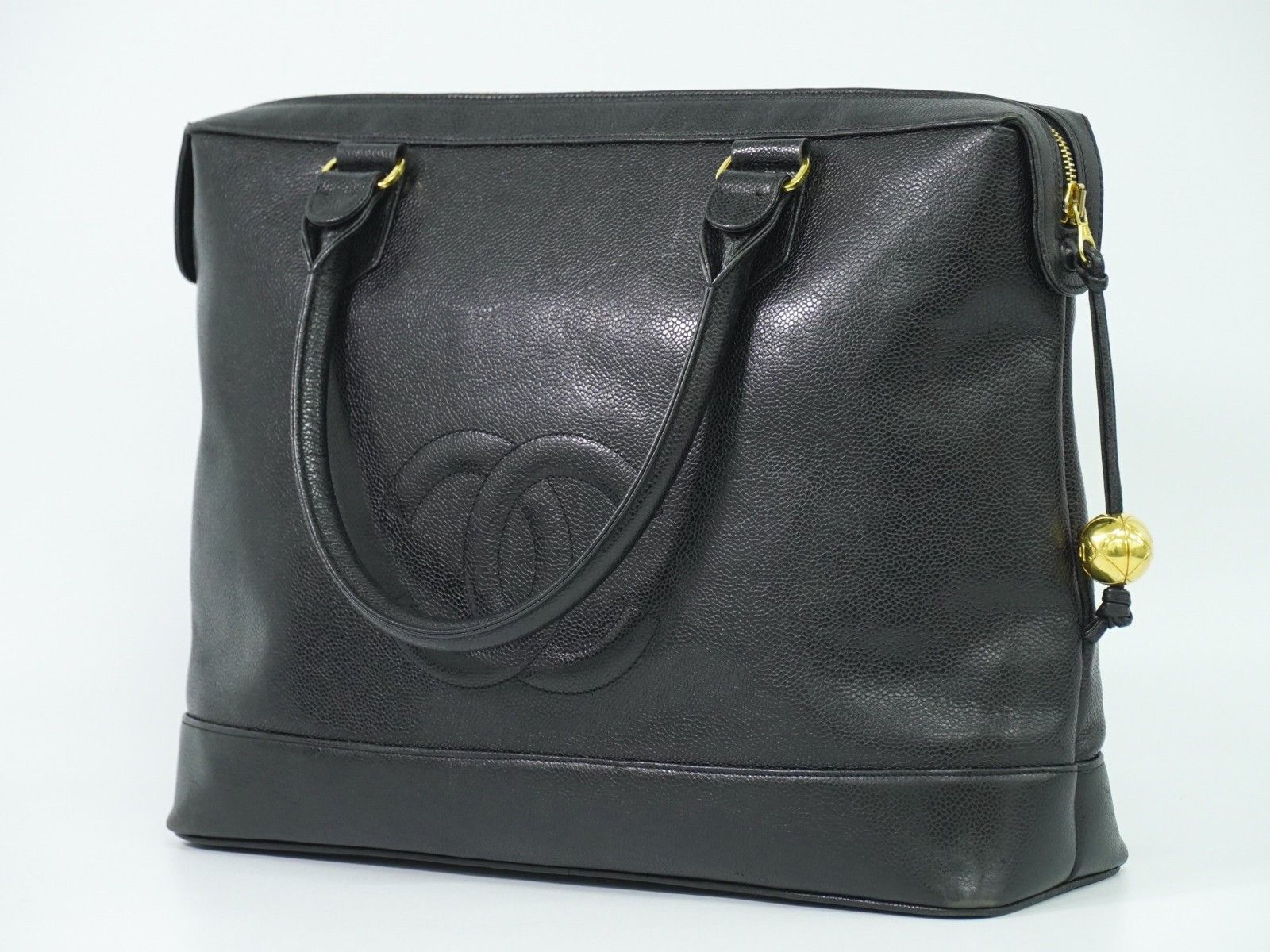 Chanel Chanel Vintage Front Pocket Tote Caviar Size ONE SIZE - 2 Thumbnail