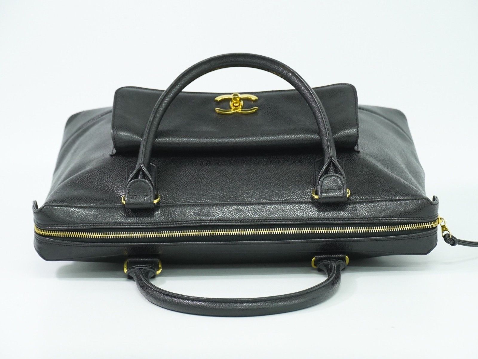 Chanel Chanel Vintage Front Pocket Tote Caviar Size ONE SIZE - 12 Thumbnail