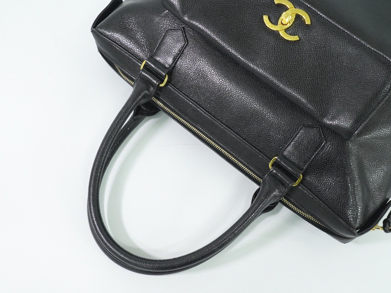 Chanel Chanel Vintage Front Pocket Tote Caviar Size ONE SIZE - 7 Thumbnail