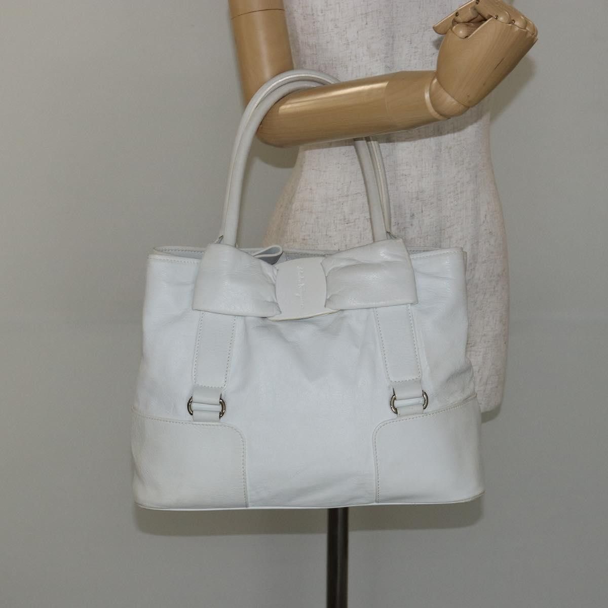 Salvatore Ferragamo Salvatore Ferragamo Vala tote Leather Size ONE SIZE - 13 Thumbnail