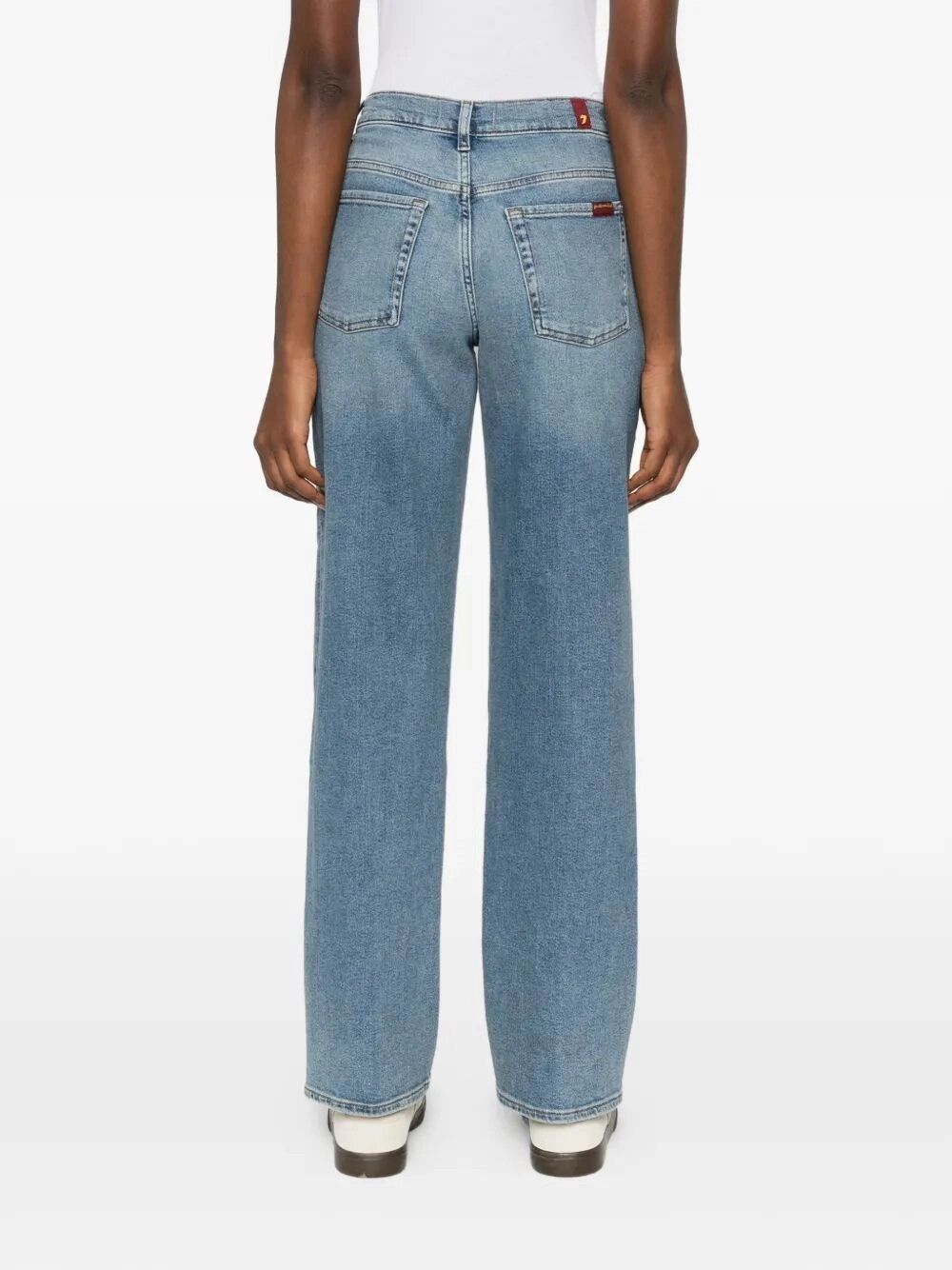7 For All Mankind STOVEPIPE STRAIGHT Oceanstone Size 28" / US 6 / IT 42 - 3 Thumbnail