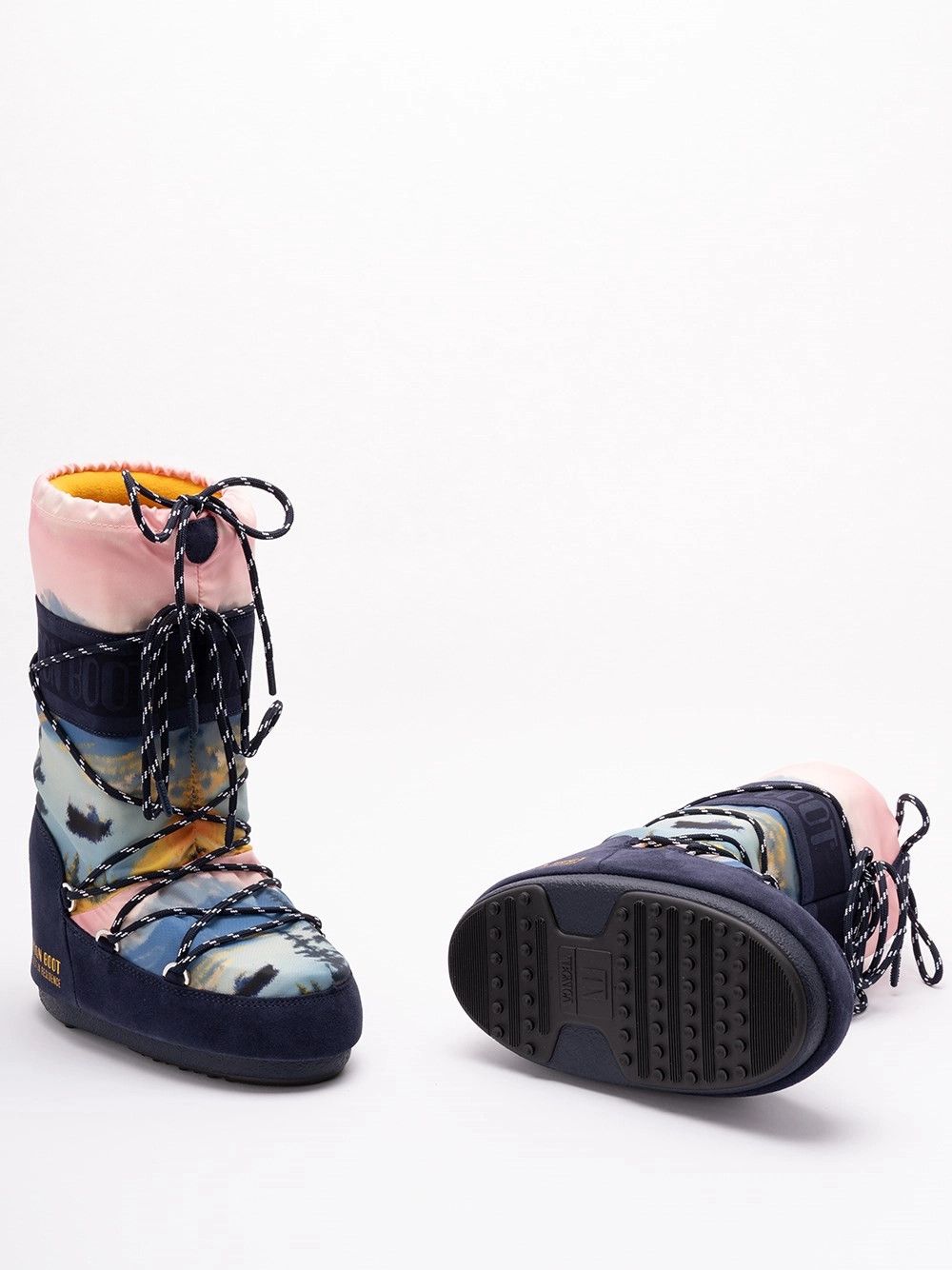 Moon Boot `MB X Guest In Residence Icon High Postcard` Boots Size US 7 / IT 37 - 4 Thumbnail