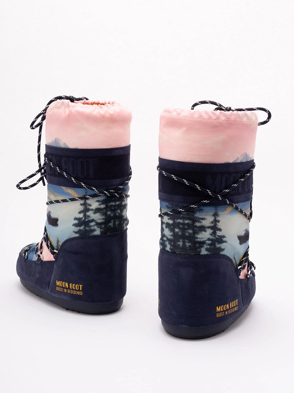 Moon Boot `MB X Guest In Residence Icon High Postcard` Boots Size US 10 / IT 40 - 3 Thumbnail