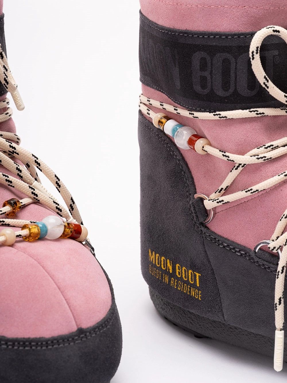 Moon Boot `MB X Guest In Residence Icon Low Suede Beads` Boots Size US 7 / IT 37 - 5 Thumbnail
