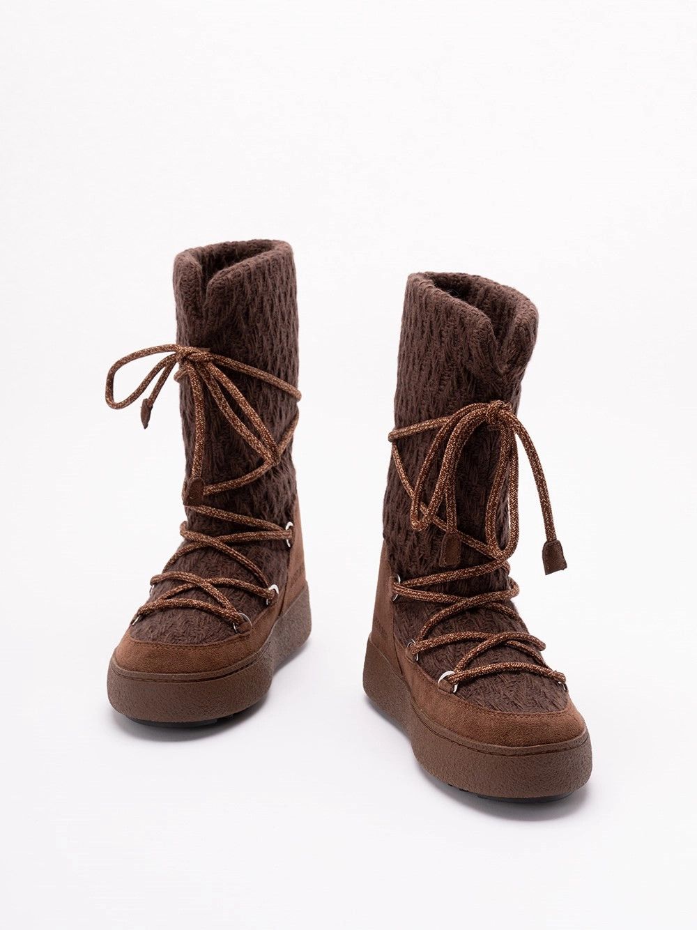 Moon Boot `MB X Guest In Residence Ltrack Knit` Boots Size US 10 / IT 40 - 2 Thumbnail