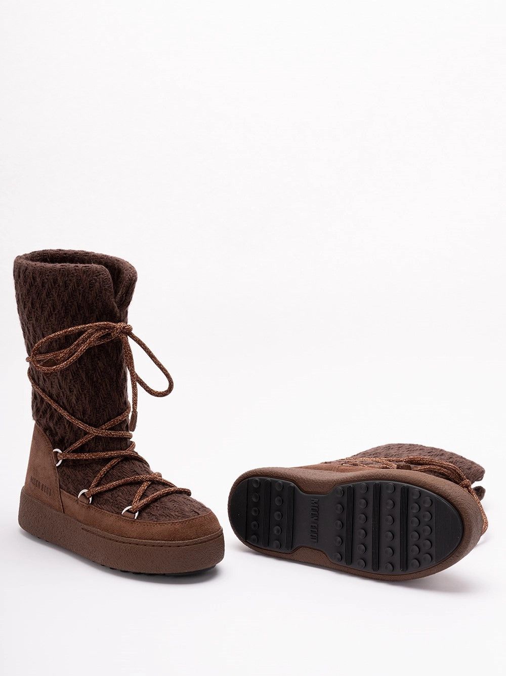 Moon Boot `MB X Guest In Residence Ltrack Knit` Boots Size US 10 / IT 40 - 4 Thumbnail