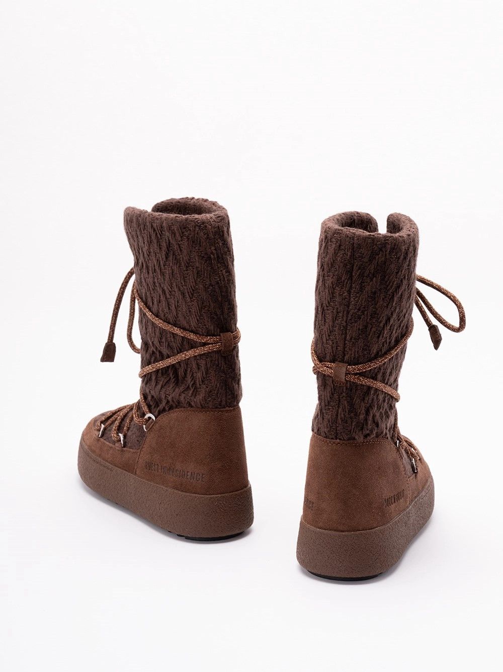 Moon Boot `MB X Guest In Residence Ltrack Knit` Boots Size US 10 / IT 40 - 3 Thumbnail