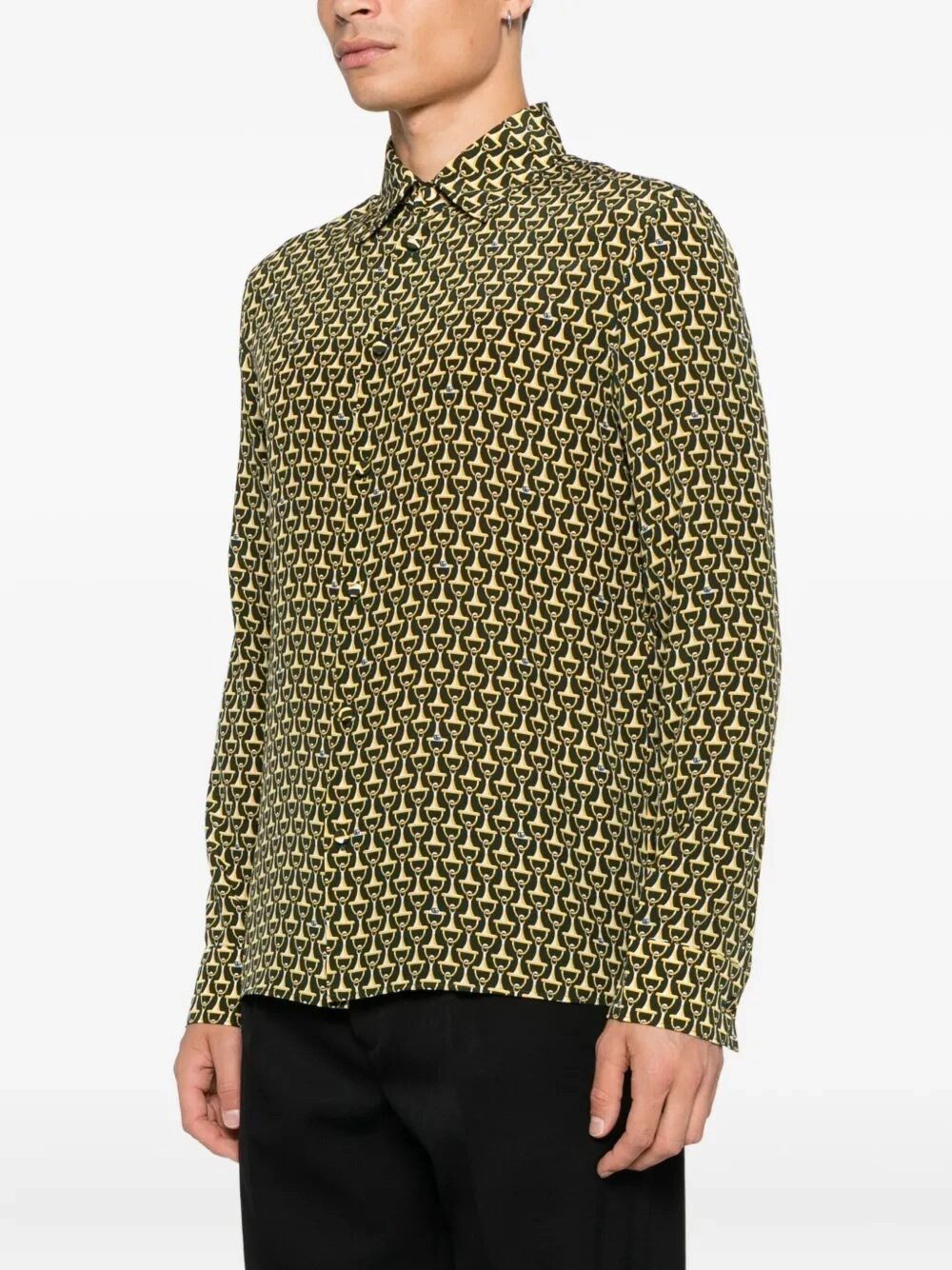 Gucci Classic Skinny `Horsebit` Shirt Size US L / EU 52-54 / 3 - 5 Thumbnail