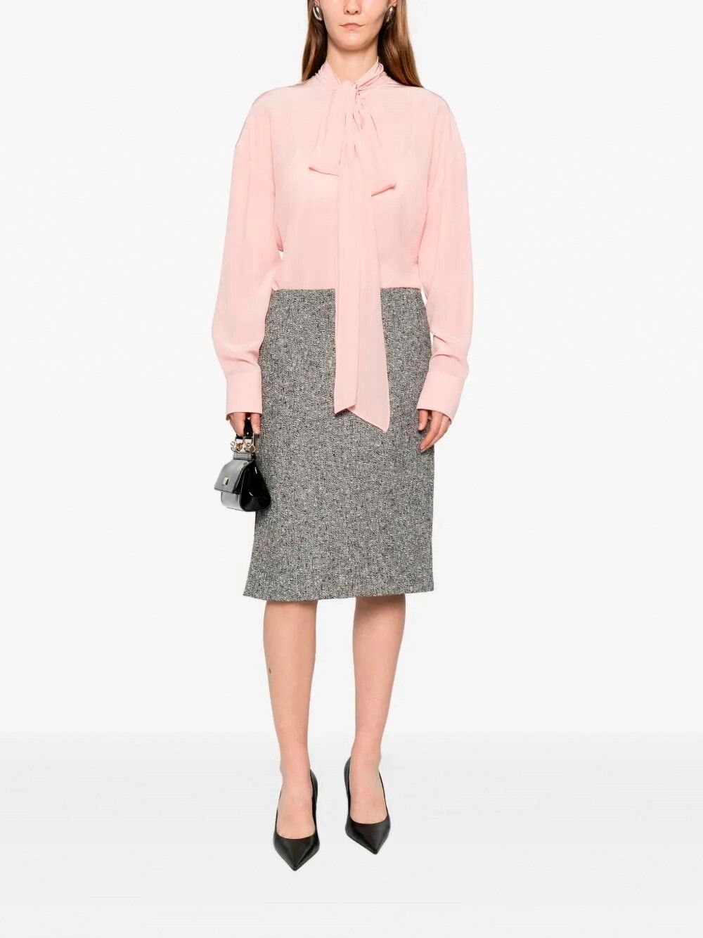 Gucci Crepe De Chine Bio Silk Shirt Size M / US 6-8 / IT 42-44 - 2 Thumbnail