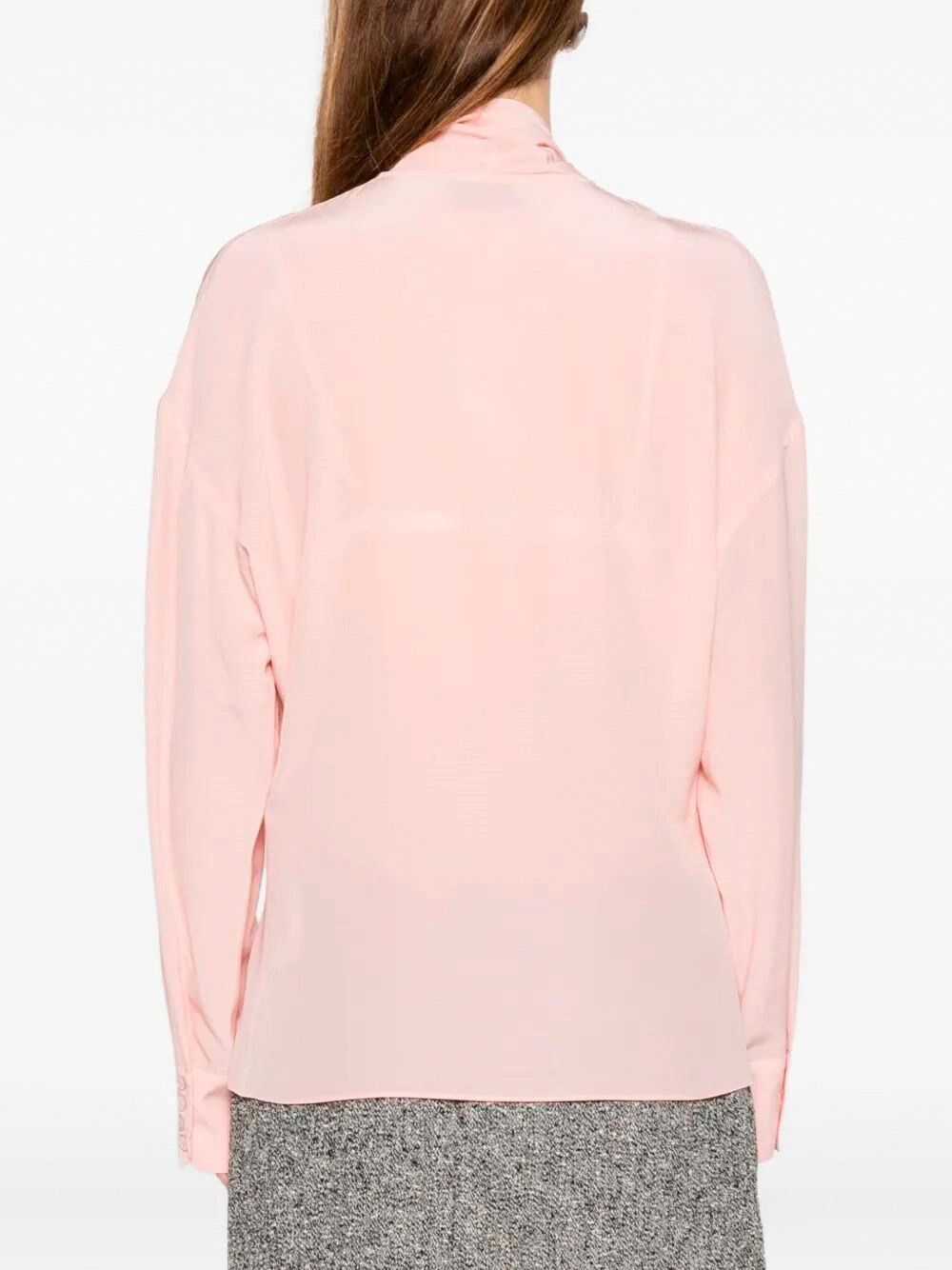 Gucci Crepe De Chine Bio Silk Shirt Size M / US 6-8 / IT 42-44 - 5 Thumbnail