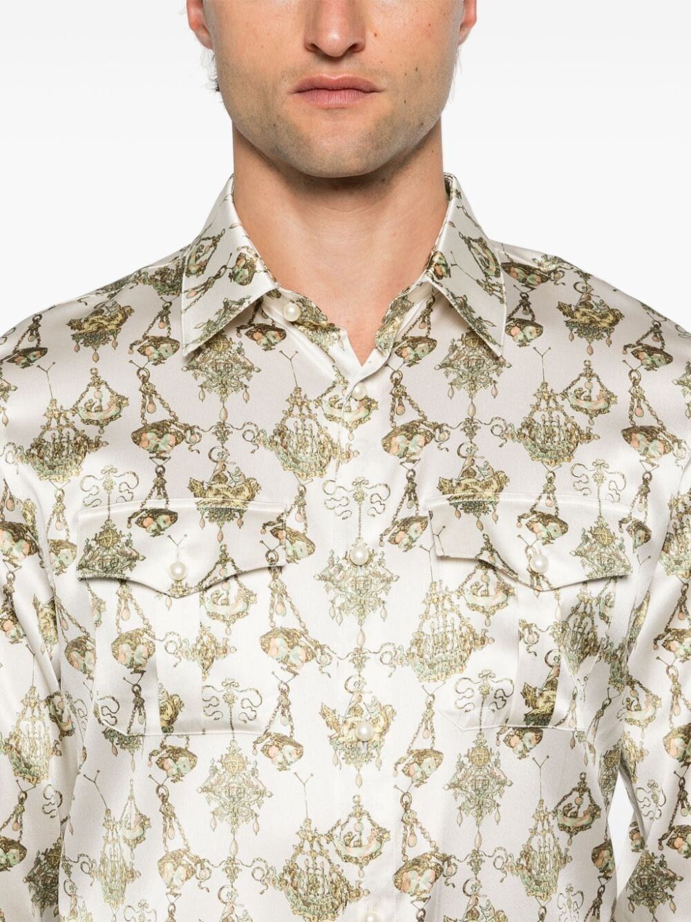 Givenchy Tight Fit Shirt With Pockets Size US L / EU 52-54 / 3 - 3 Thumbnail