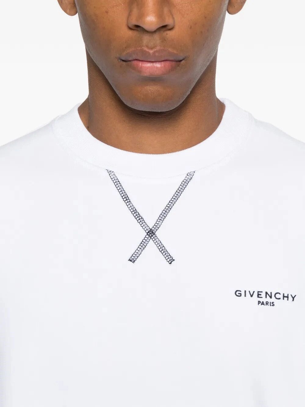 Givenchy `Couture` Seam Crew-Neck Sweatshirt Size US S / EU 44-46 / 1 - 4 Thumbnail