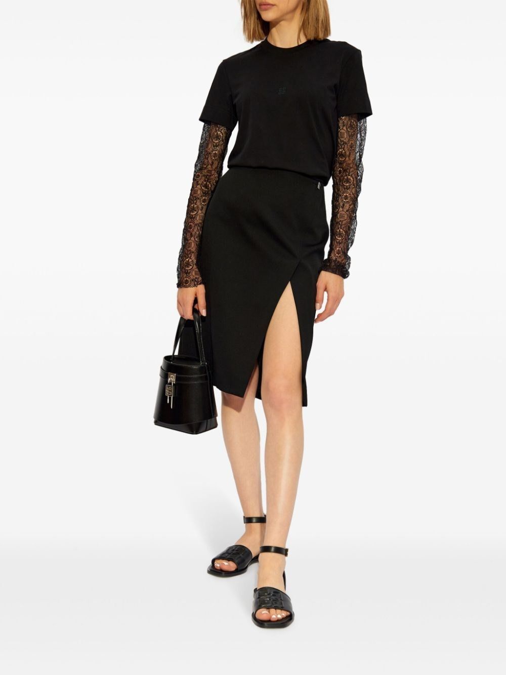 Givenchy Skirt With Open Side Size 32" / US 10 / IT 46 - 2 Thumbnail