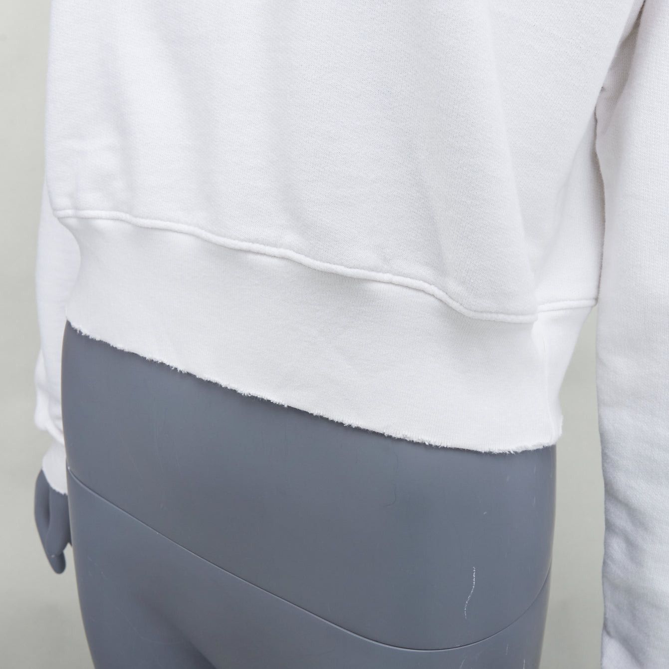 Other COTTON CITIZEN off white frayed edge cropped hoodie pullover XS Size S / US 4 / IT 40 - 2 Thumbnail