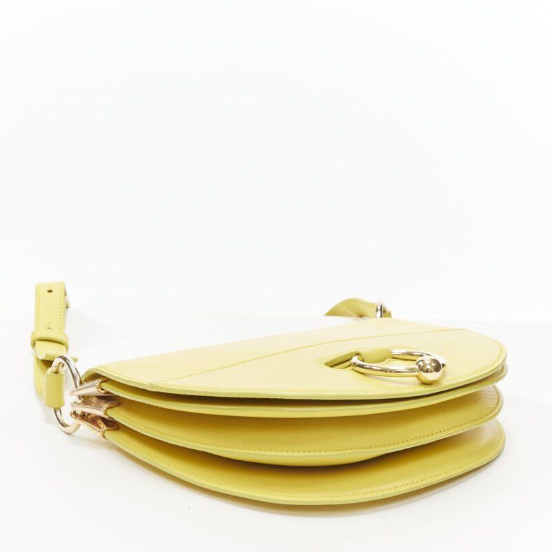 JW Anderson JW ANDERSON Latch yellow gold Pierce ring crossbody saddle bag Size ONE SIZE - 6 Thumbnail