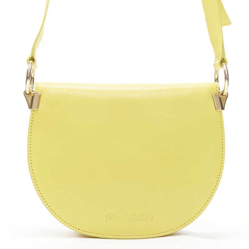 JW Anderson JW ANDERSON Latch yellow gold Pierce ring crossbody saddle bag Size ONE SIZE - 5 Thumbnail