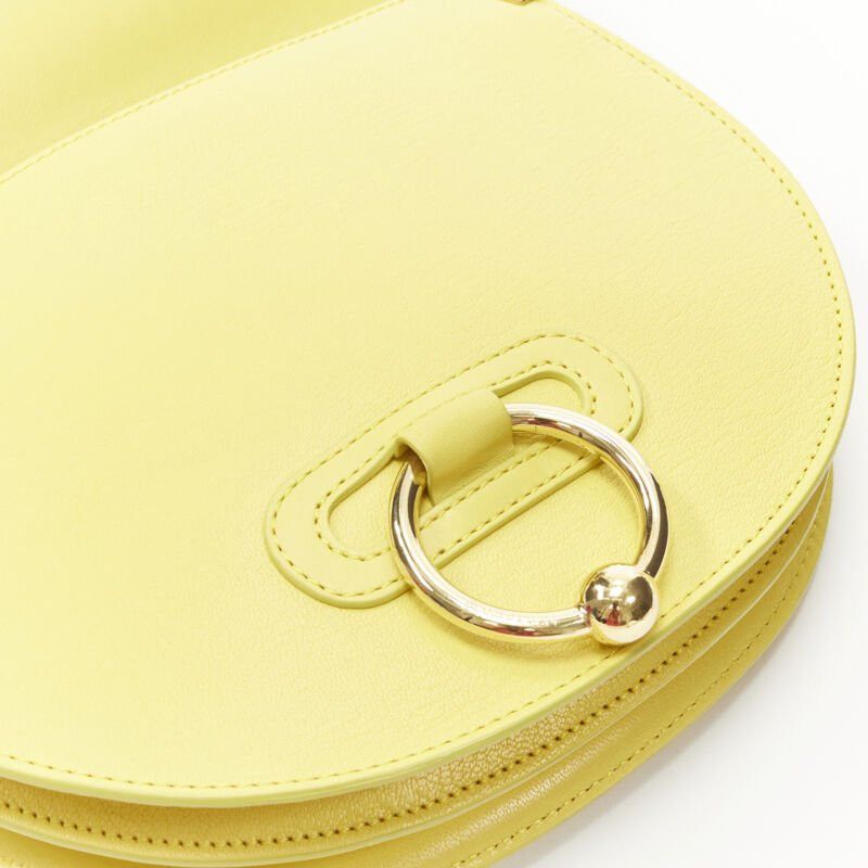 JW Anderson new JW ANDERSON Latch yellow gold Pierce hoop saddle crossbody bag Size ONE SIZE - 9 Thumbnail