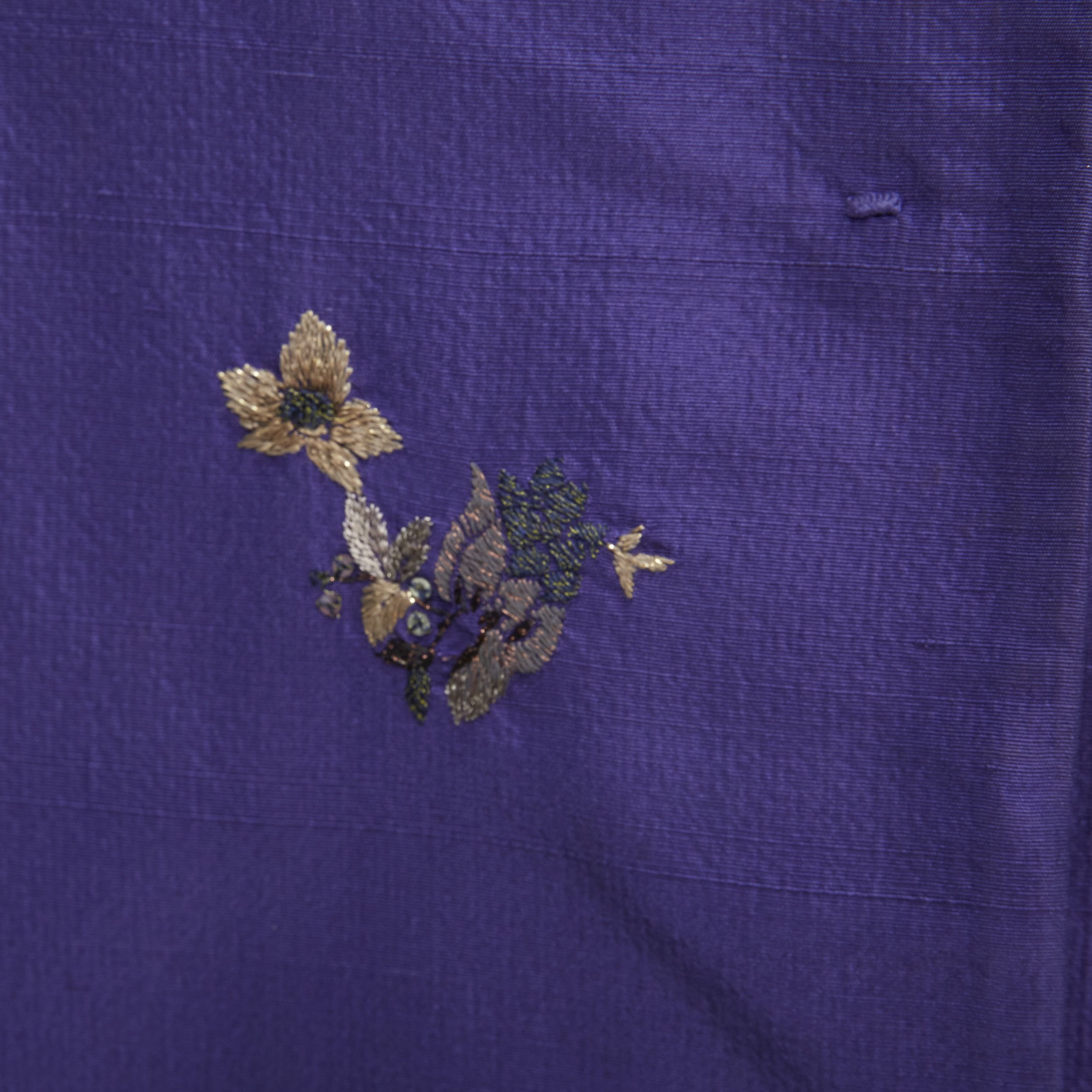 Other SHIATZY CHEN 100% silk voilet purple oriental floral bird embroidery cocoon vest IT44 L Size M / US 6-8 / IT 42-44 - 2 Thumbnail