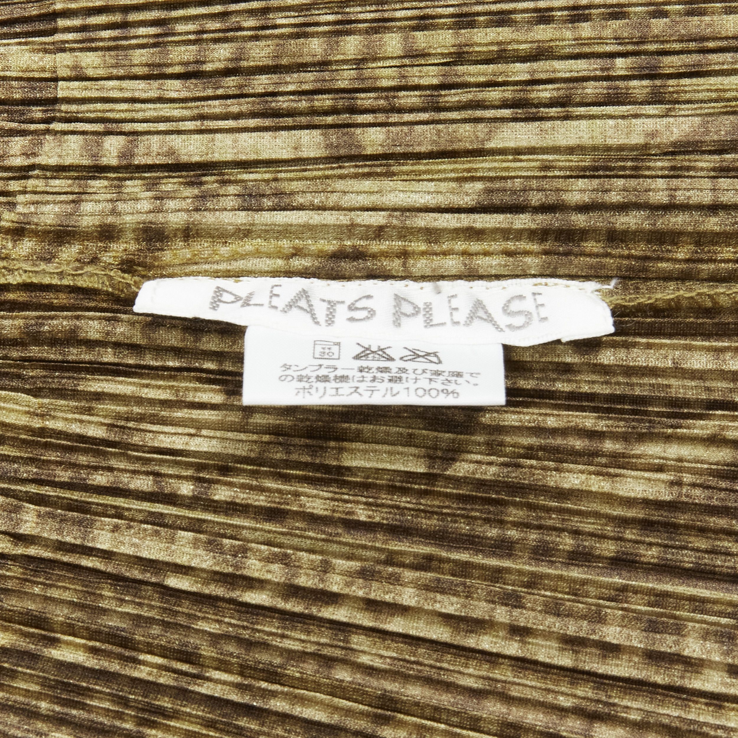 Issey Miyake ISSEY MIYAKE PLEATS PLEASE brown tromp loeil cable knit zip up jacket JP4 XL Size L / US 10 / IT 46 - 10 Thumbnail