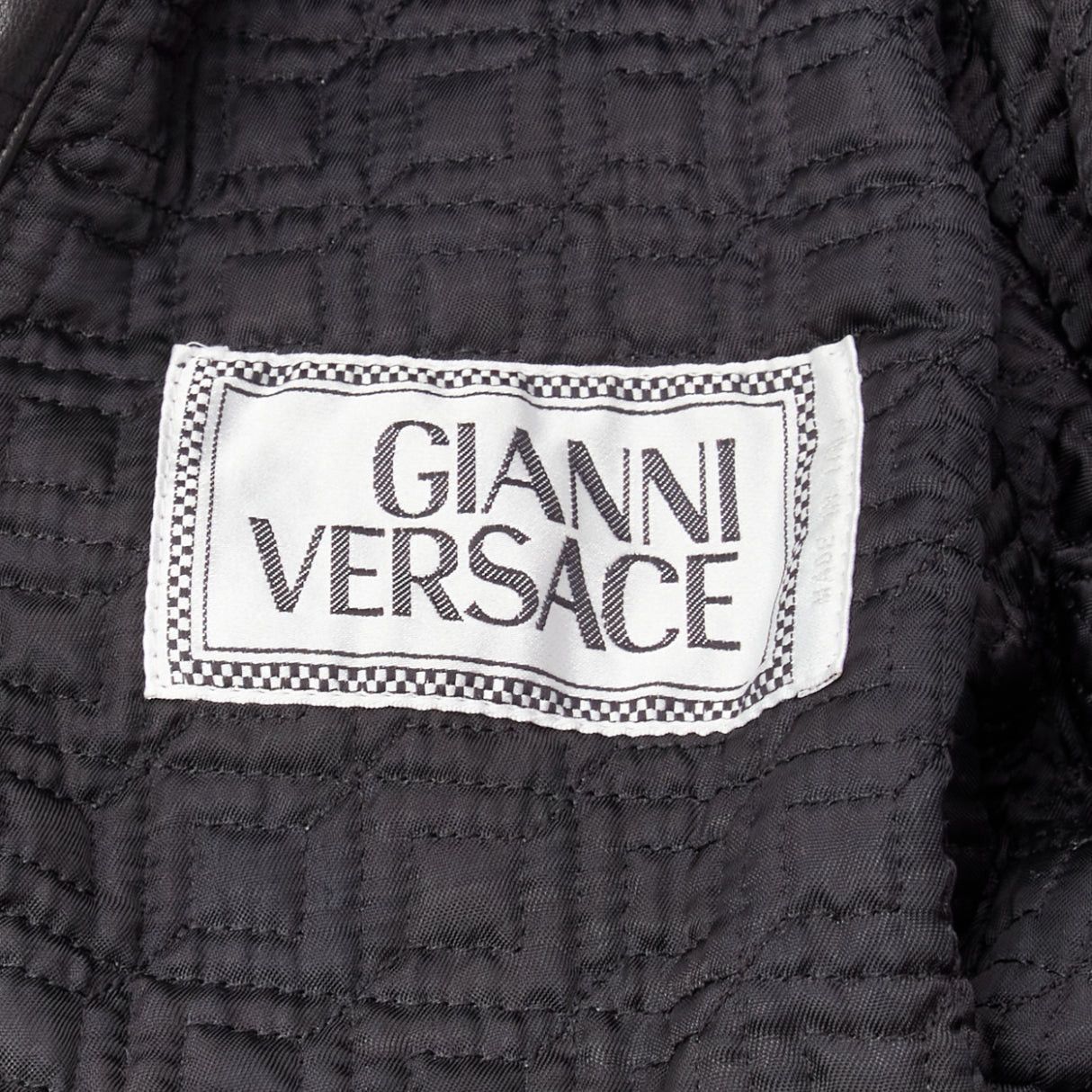 Versace GIANNI VERSACE 1992 S&M black leather gold bondage buckle bomber IT38 XS Size XS / US 0-2 / IT 36-38 - 9 Thumbnail