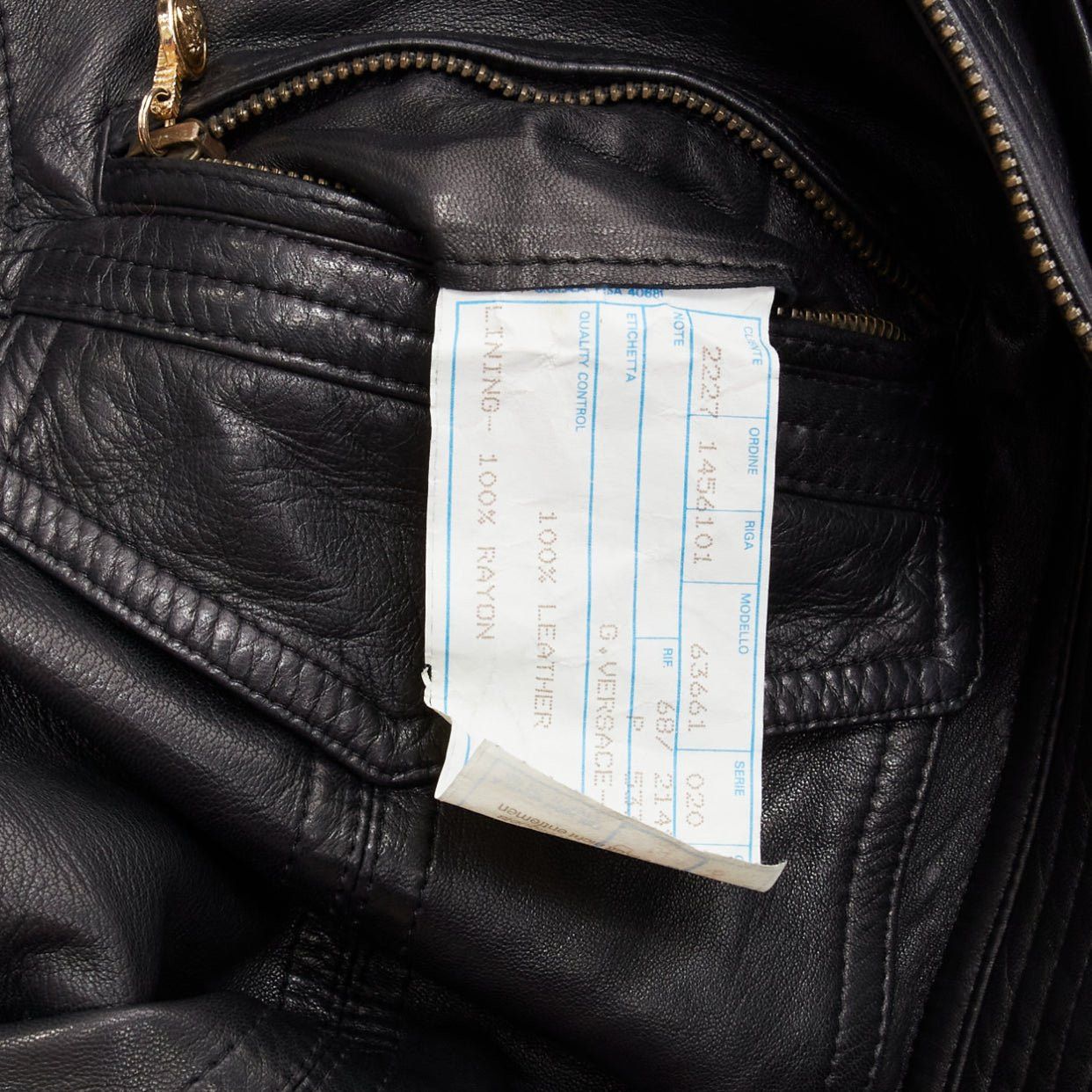 Versace GIANNI VERSACE 1992 S&M black leather gold bondage buckle bomber IT38 XS Size XS / US 0-2 / IT 36-38 - 10 Thumbnail