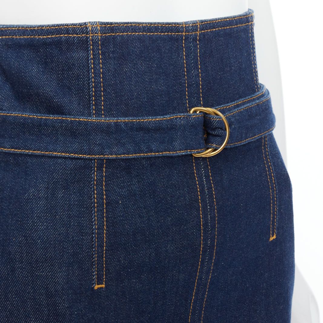 Philosophy di Lorenzo Serafini PHILOSOPHY DI LORENZO SERAFINI Olivia denim belted pencil skirt IT36 XS Size 25" / US 0 / IT 36 - 7 Thumbnail