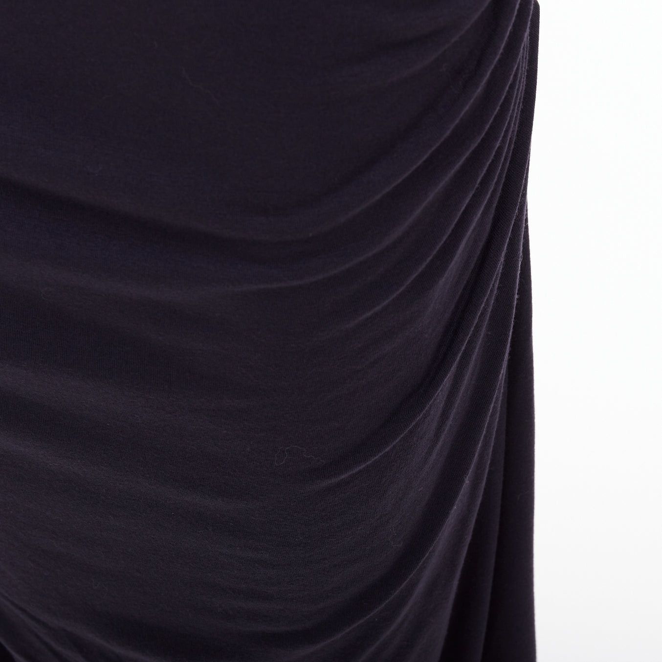 Donna Karan DONNA KARAN charcoal grey cold shoulder plunge V neck long sleeve dress L Size M / US 6-8 / IT 42-44 - 7 Thumbnail