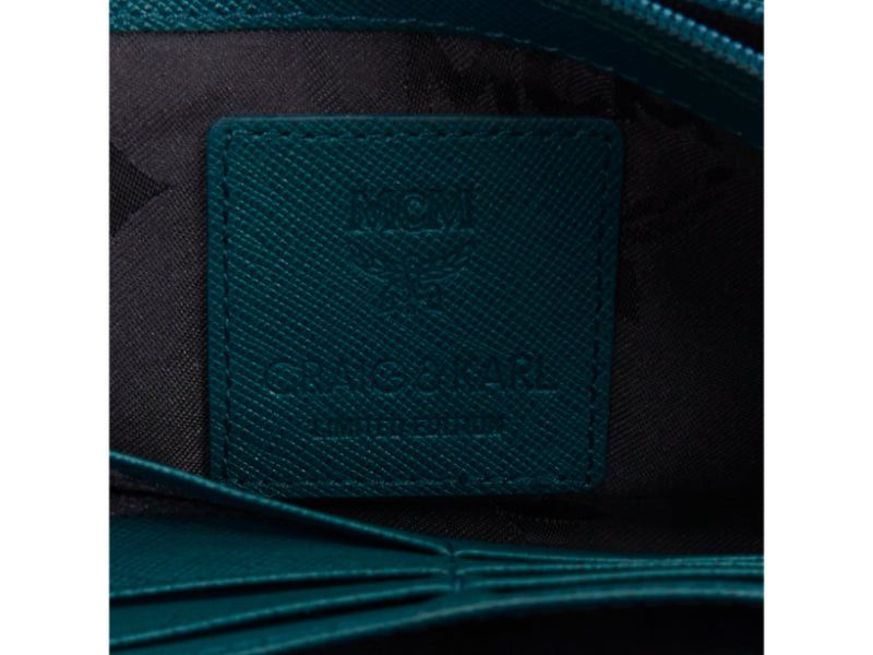 MCM MCM CRAIG KARL 2013 Beyond Snowdome black graphic eye leather zip around long wallet Size ONE SIZE - 8 Thumbnail