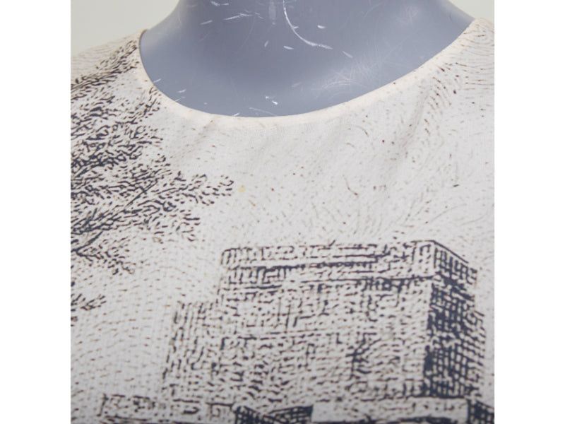 Dolce & Gabbana DOLCE GABBANA 2014 100% silk Greek Temple Ruins print sleeveless top IT40 S Size S / US 4 / IT 40 - 7 Thumbnail