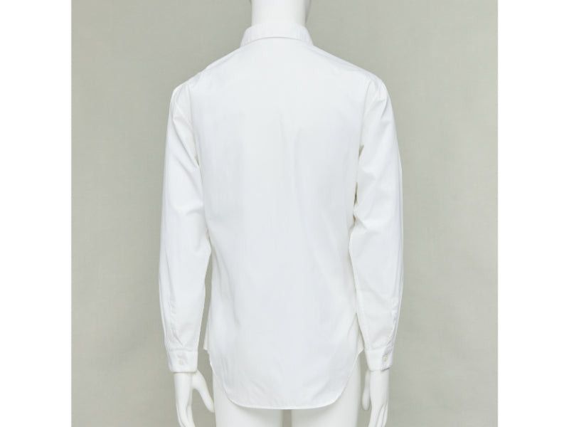 Dior DIOR HOMME white cotton black beaded triple bee collar dress shirt EU40 L Size US L / EU 52-54 / 3 - 5 Thumbnail
