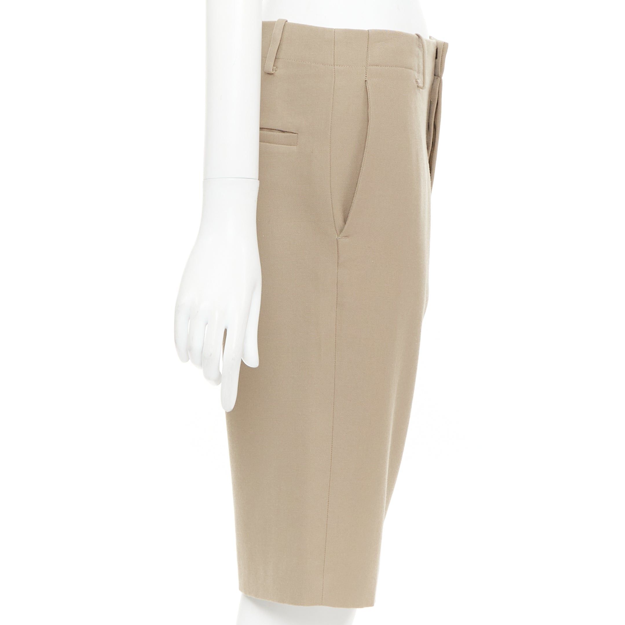 Marni MARNI 100% wool concealed waistband knee length shorts IT38 XS Size 26" / US 2 / IT 38 - 4 Thumbnail
