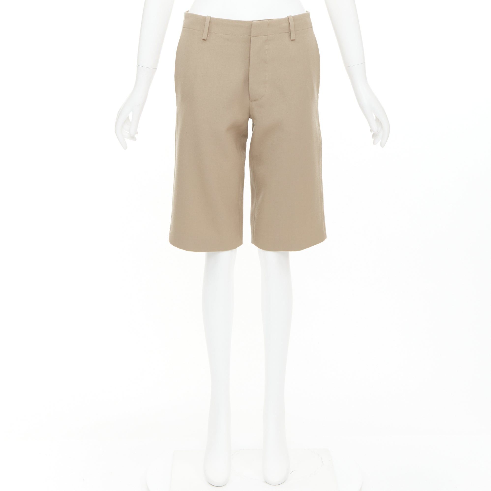 Marni MARNI 100% wool concealed waistband knee length shorts IT38 XS Size 26" / US 2 / IT 38 - 9 Thumbnail