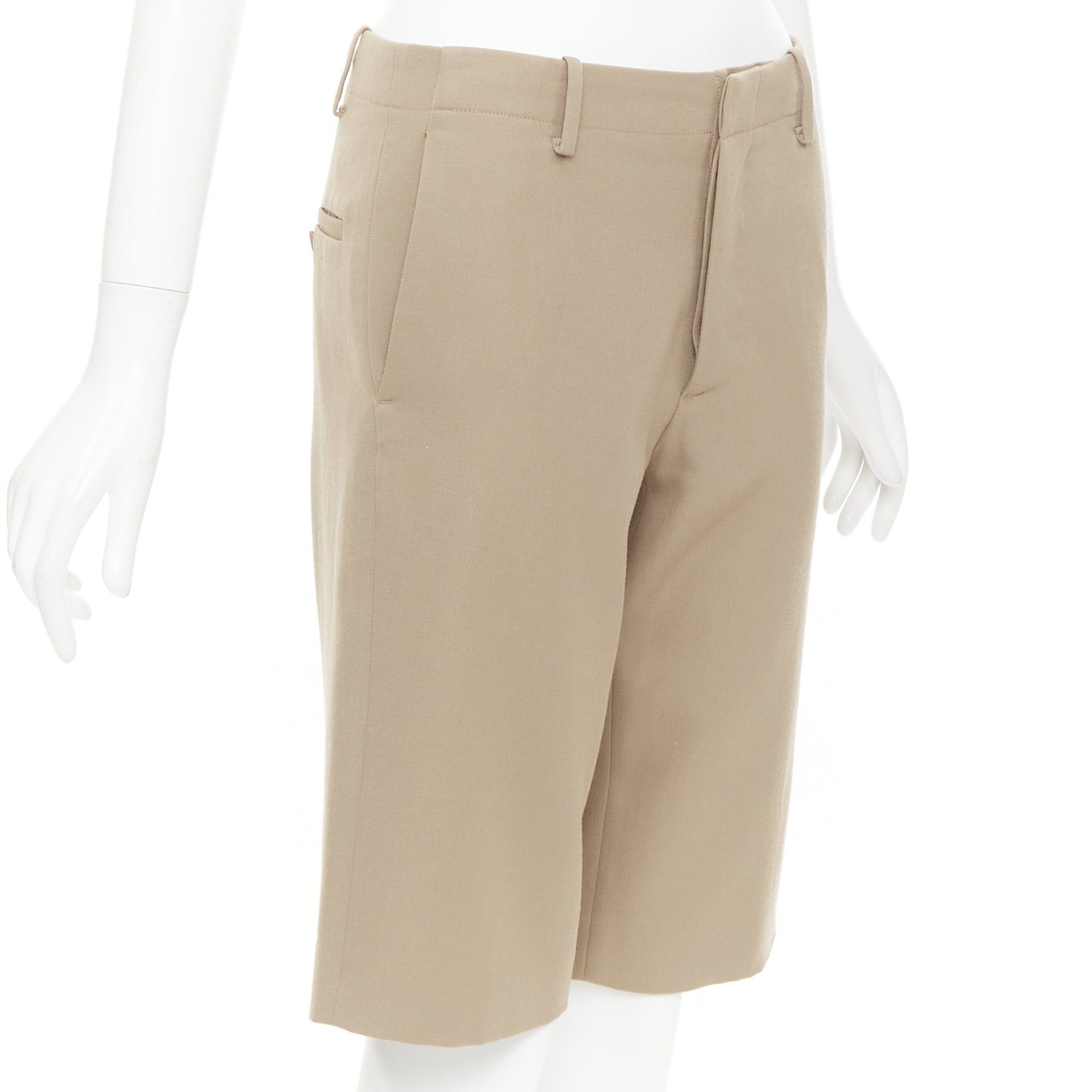 Marni MARNI 100% wool concealed waistband knee length shorts IT38 XS Size 26" / US 2 / IT 38 - 3 Thumbnail