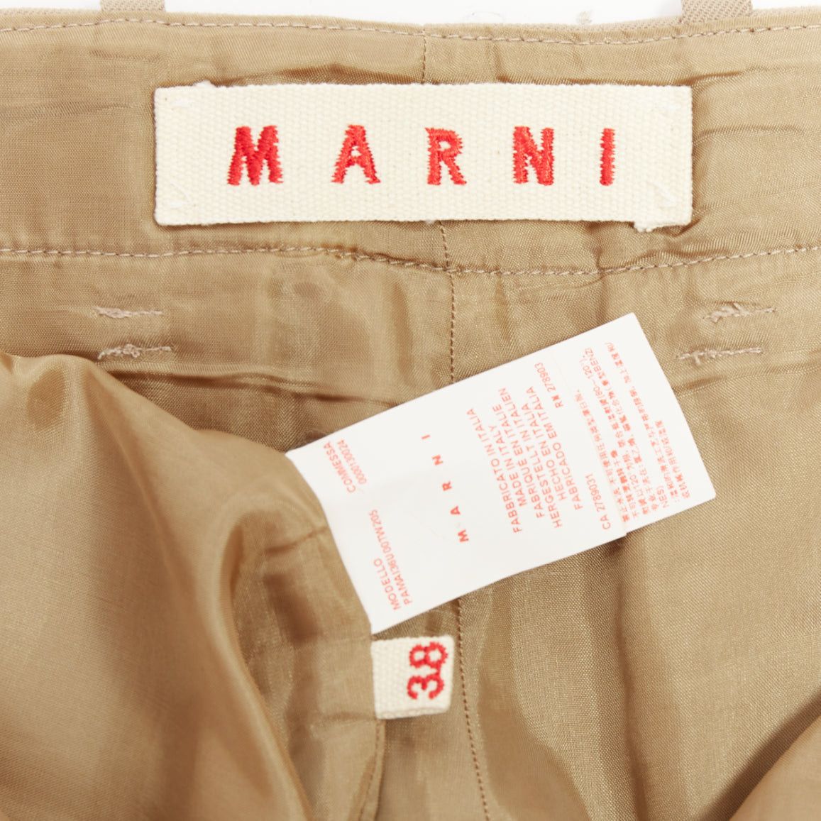 Marni MARNI 100% wool concealed waistband knee length shorts IT38 XS Size 26" / US 2 / IT 38 - 8 Thumbnail