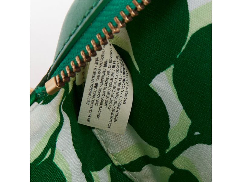 Kate Spade KATE SPADE Spring Forward Wicker Snail green raffia straw rattan crossbody clutch Size ONE SIZE - 11 Thumbnail
