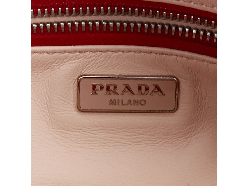 Prada PRADA 2011 Runway Saffiano Buckle Camera red leather silver buckle crossbody bag Size ONE SIZE - 10 Thumbnail