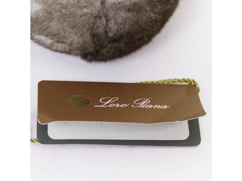 Loro Piana LORO PIANA 100% mink fur brown Rabbit bag charm keyring Size ONE SIZE - 8 Thumbnail
