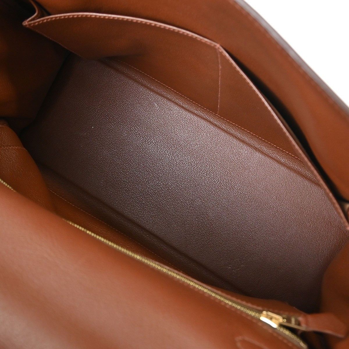 Hermes Hermes Kelly Handbag Brown Evergrain with Gold Hardware Size ONE SIZE - 3 Thumbnail