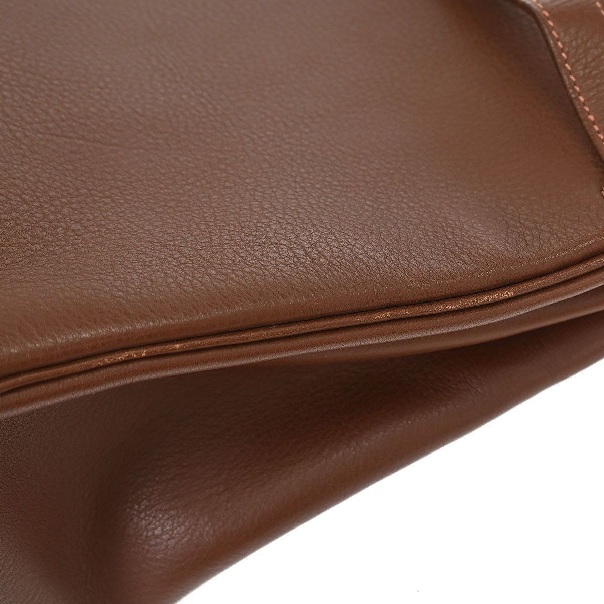 Hermes Hermes Kelly Handbag Brown Evergrain with Gold Hardware Size ONE SIZE - 11 Thumbnail