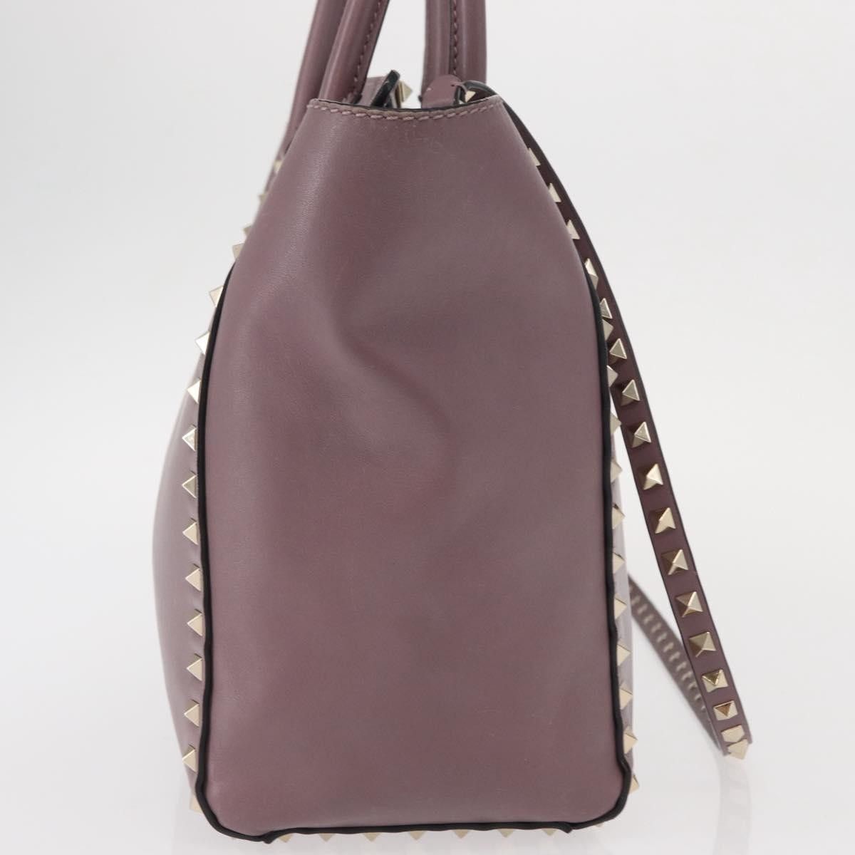 Valentino Valentino Garavani Rockstud Tote Rigid Leather Size ONE SIZE - 4 Thumbnail