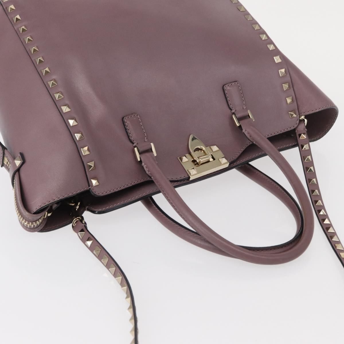 Valentino Valentino Garavani Rockstud Tote Rigid Leather Size ONE SIZE - 14 Thumbnail