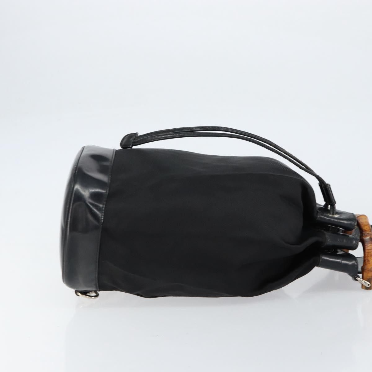 Gucci Gucci Vintage Bamboo Sling Backpack Nylon Size ONE SIZE - 3 Thumbnail