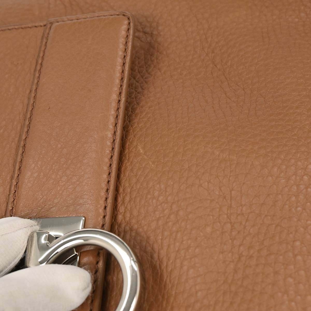 Salvatore Ferragamo Salvatore Ferragamo Sofia Satchel Leather Size ONE SIZE - 9 Thumbnail