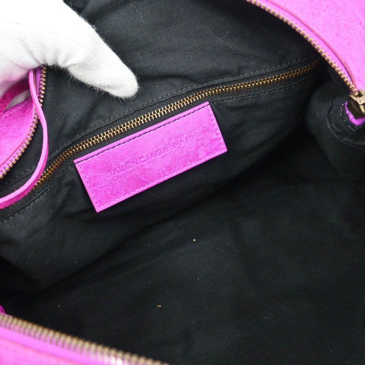 Balenciaga Balenciaga Twiggy Classic Studs Bag Leather Size ONE SIZE - 3 Thumbnail