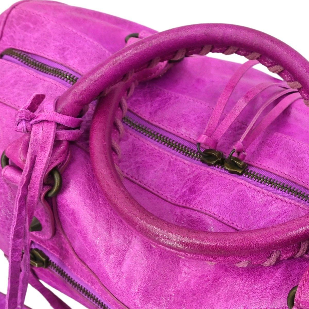 Balenciaga Balenciaga Twiggy Classic Studs Bag Leather Size ONE SIZE - 5 Thumbnail